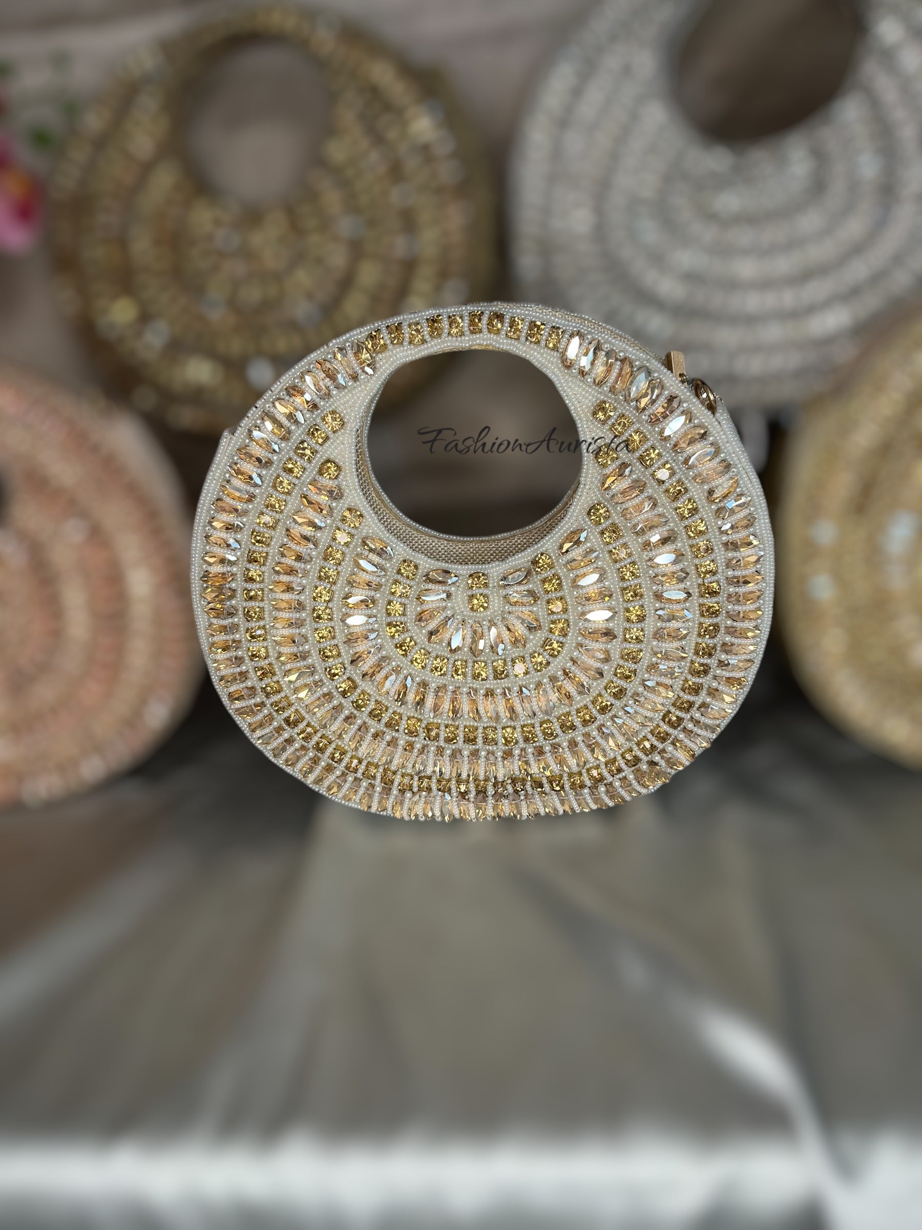 KHWAAB STUDDED CLUTCH