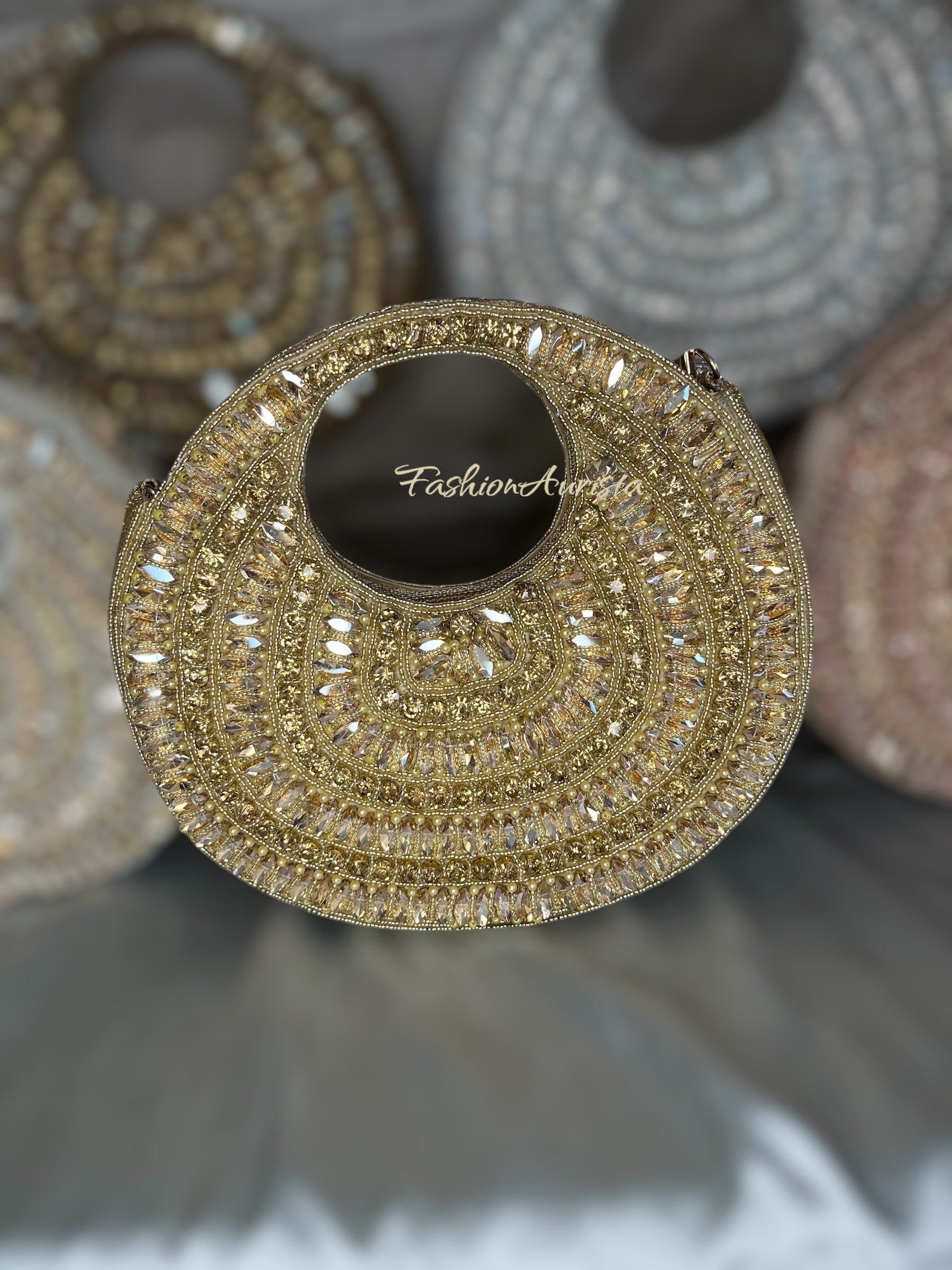 KHWAAB STUDDED CLUTCH