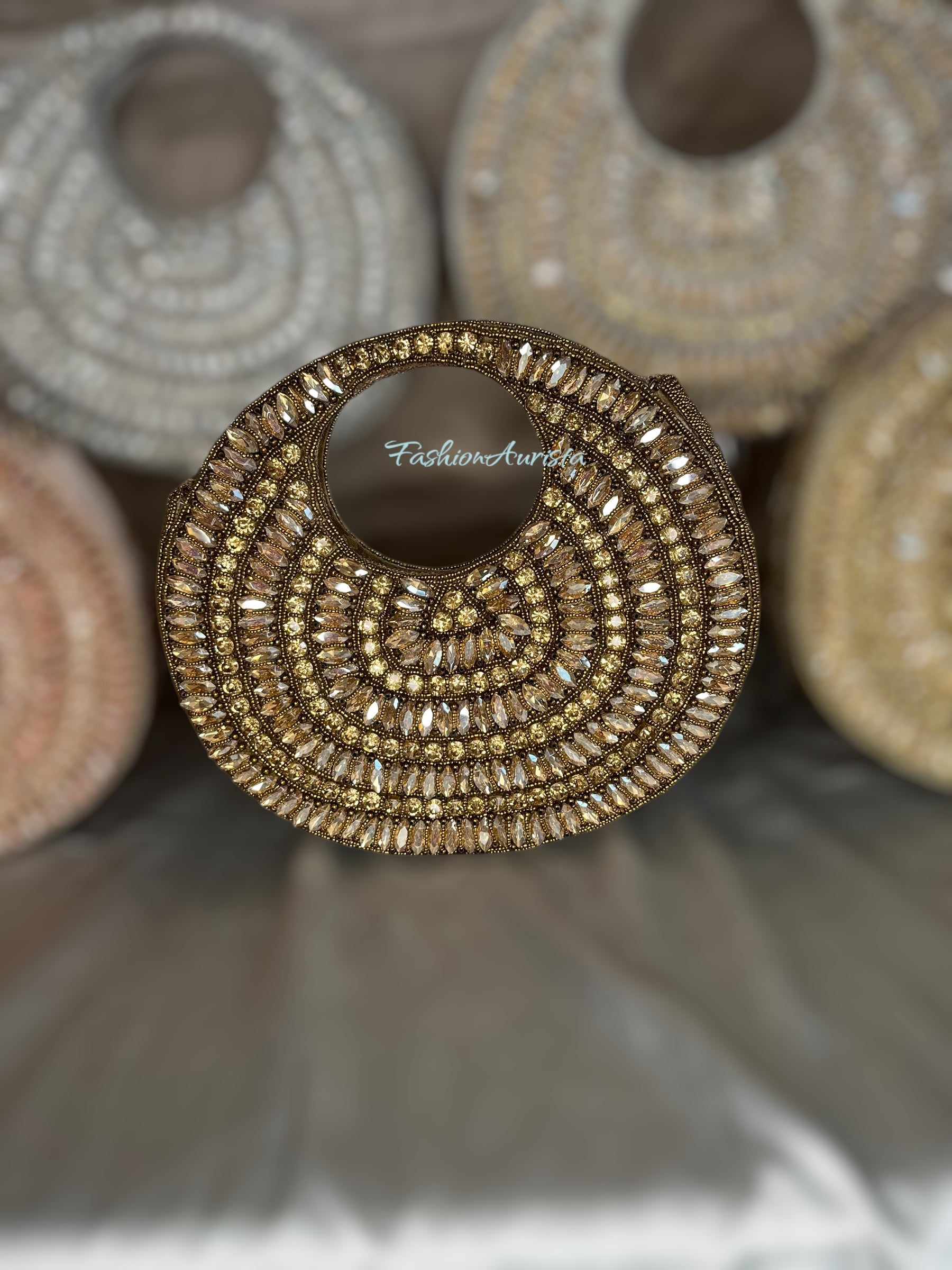 KHWAAB STUDDED CLUTCH
