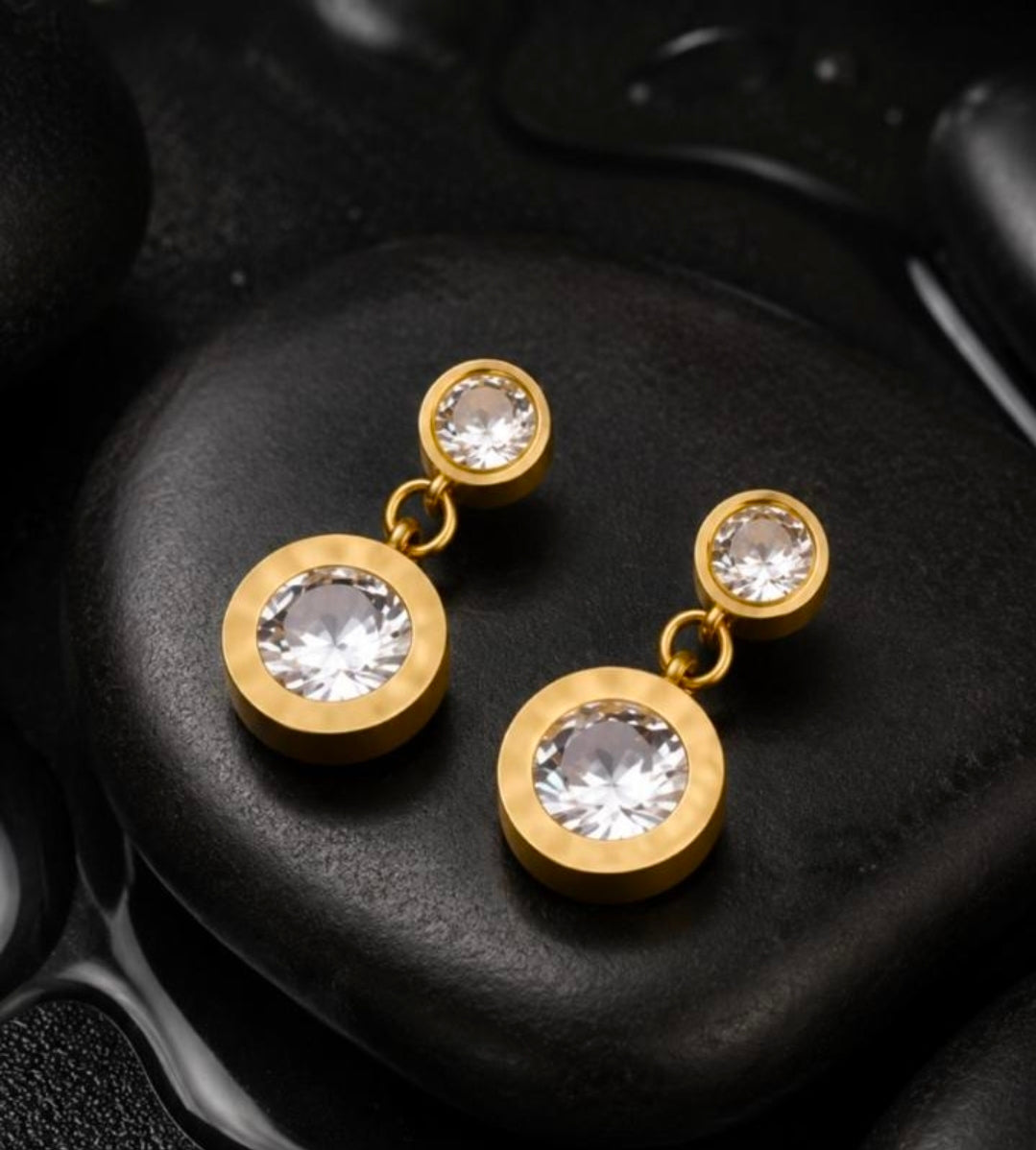 DUAL CIRCLE EARRINGS