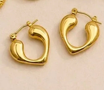 HEART SHAPED DESIGN EARRING