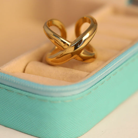 CROSS DESIGNER SHAPED RING