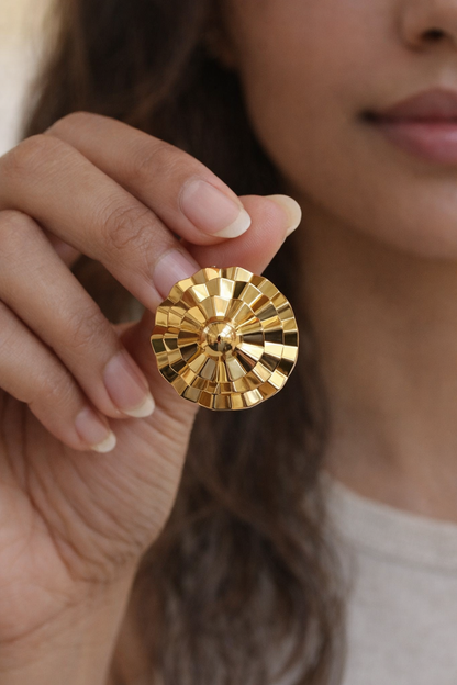 ROUND IN ROUND EARRINGS