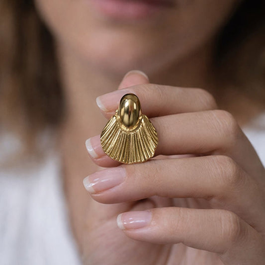 SPHERE DOUBLE EARRING