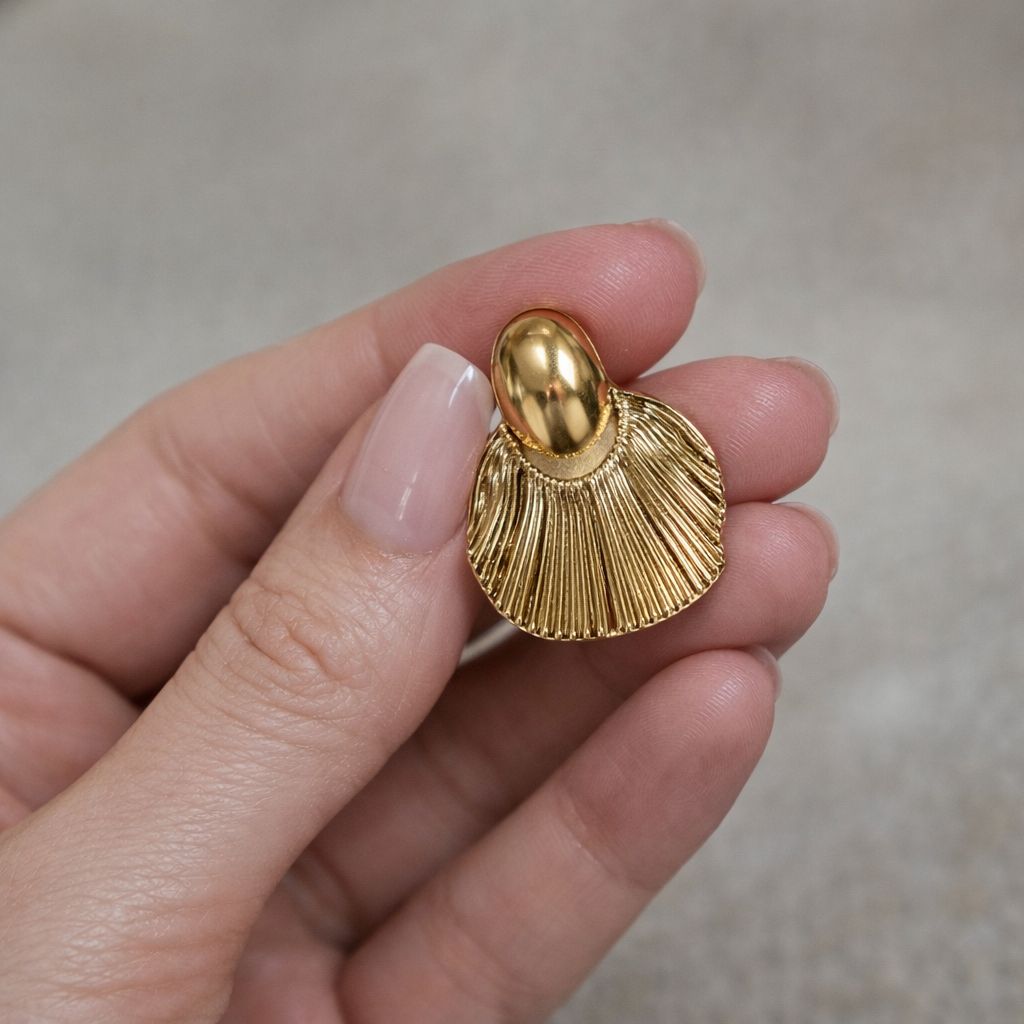 SPHERE DOUBLE EARRING