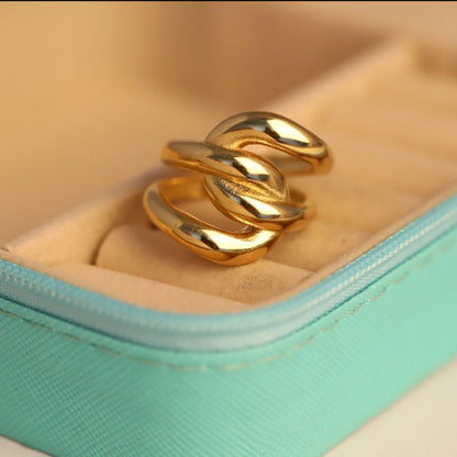 DOUBLE OVAL RING