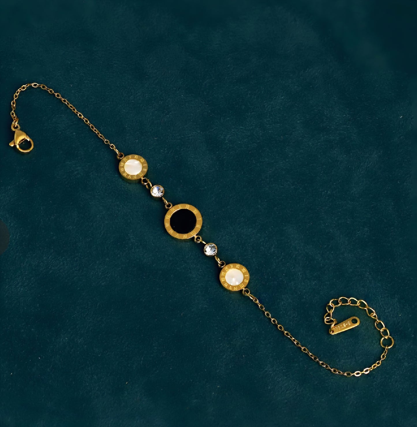 TRI CIRCLE CHAIN BRACELET