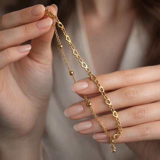 DUAL LAYER CHAIN BRACELET