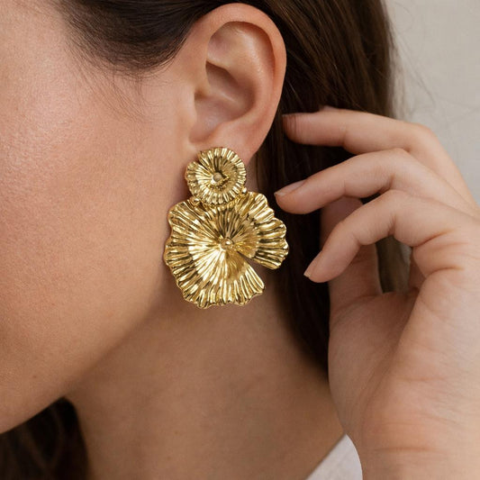 SUNFLOWER EARRING