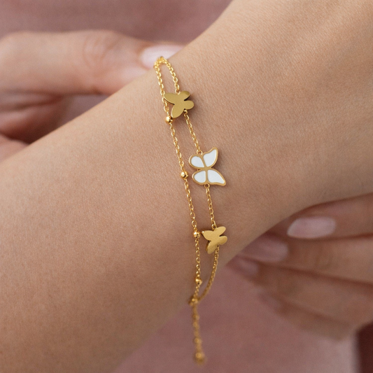 BUTTERFLY CHAIN BRACELET