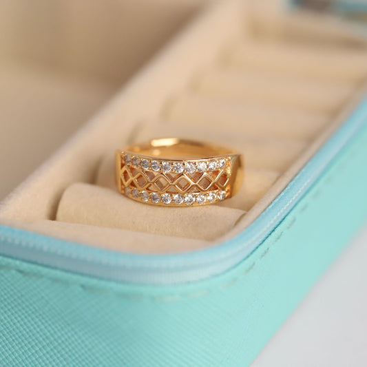CROSS PATTERN RG RING