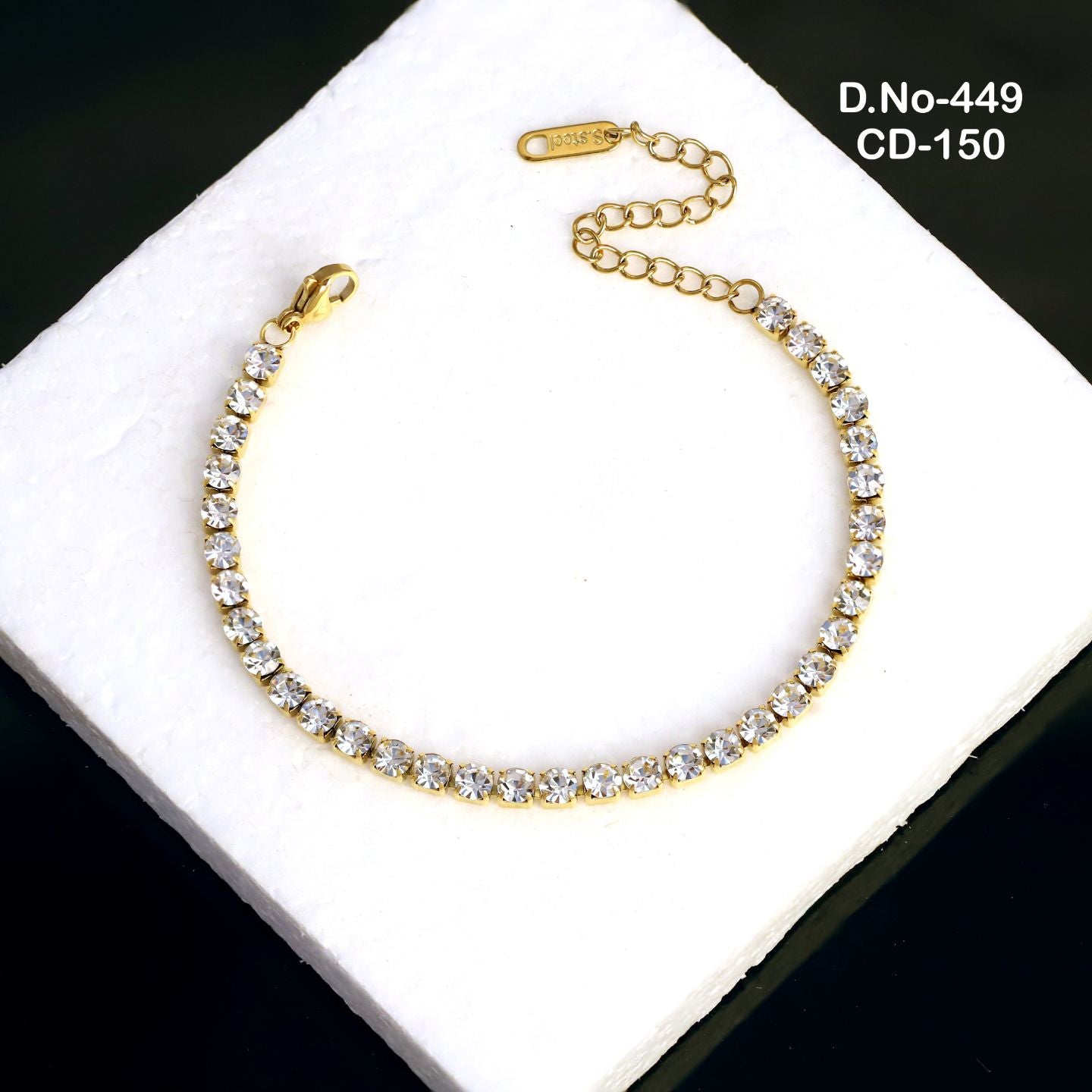 STUDDED TENNIS BRACELET