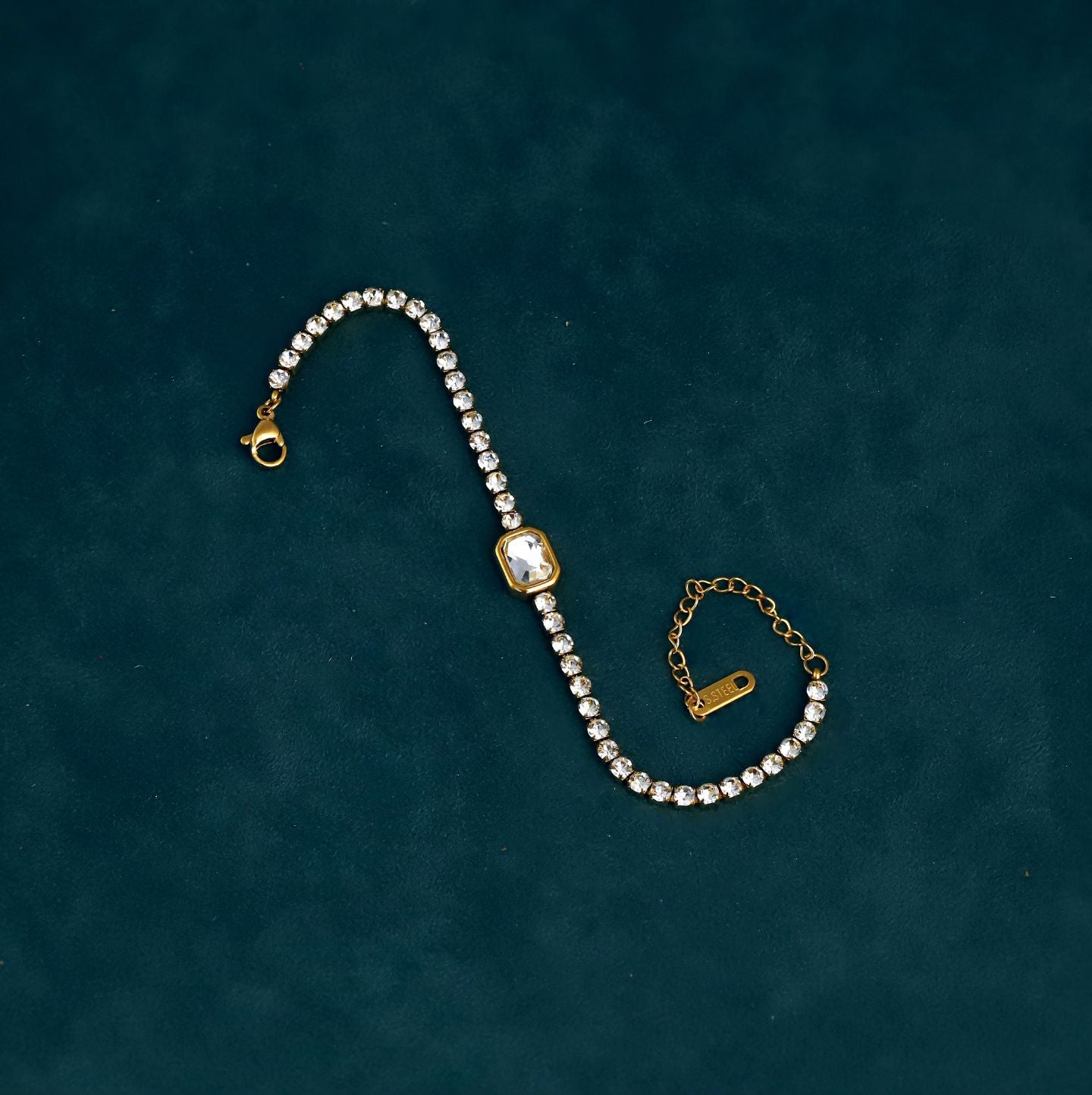 BIG STONE TENNIS BRACELET