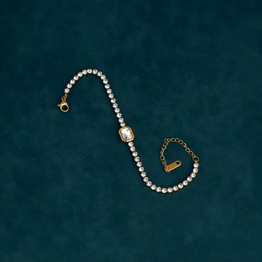 BIG STONE TENNIS BRACELET