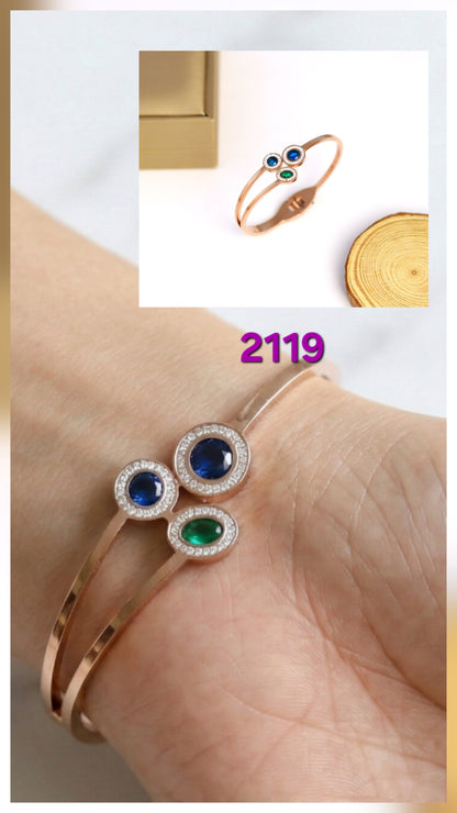 STONE ROSEGOLD BRACELET