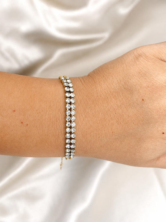 2 LINE TENNIS BRACELET