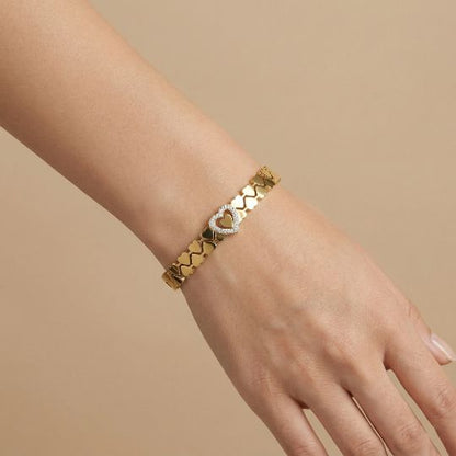 HEART FLOWING BRACELET