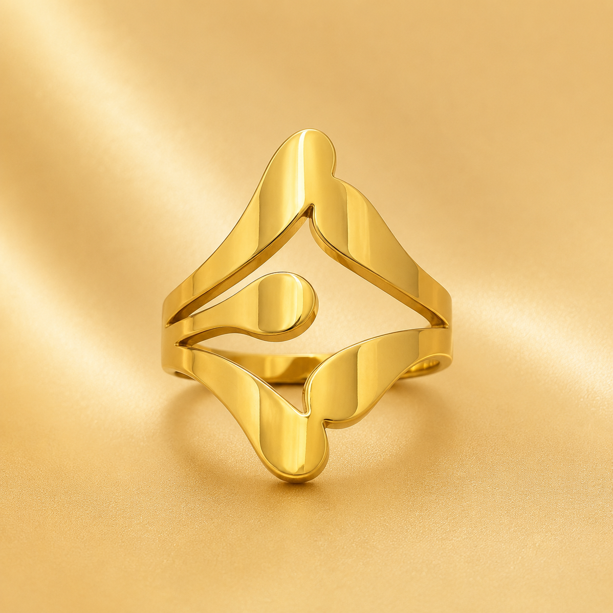 CROSS PATTERN RING