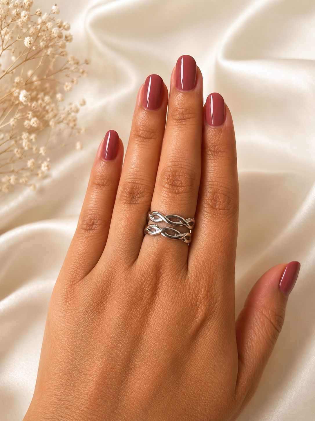 ADJUSTABLE RING SILVER