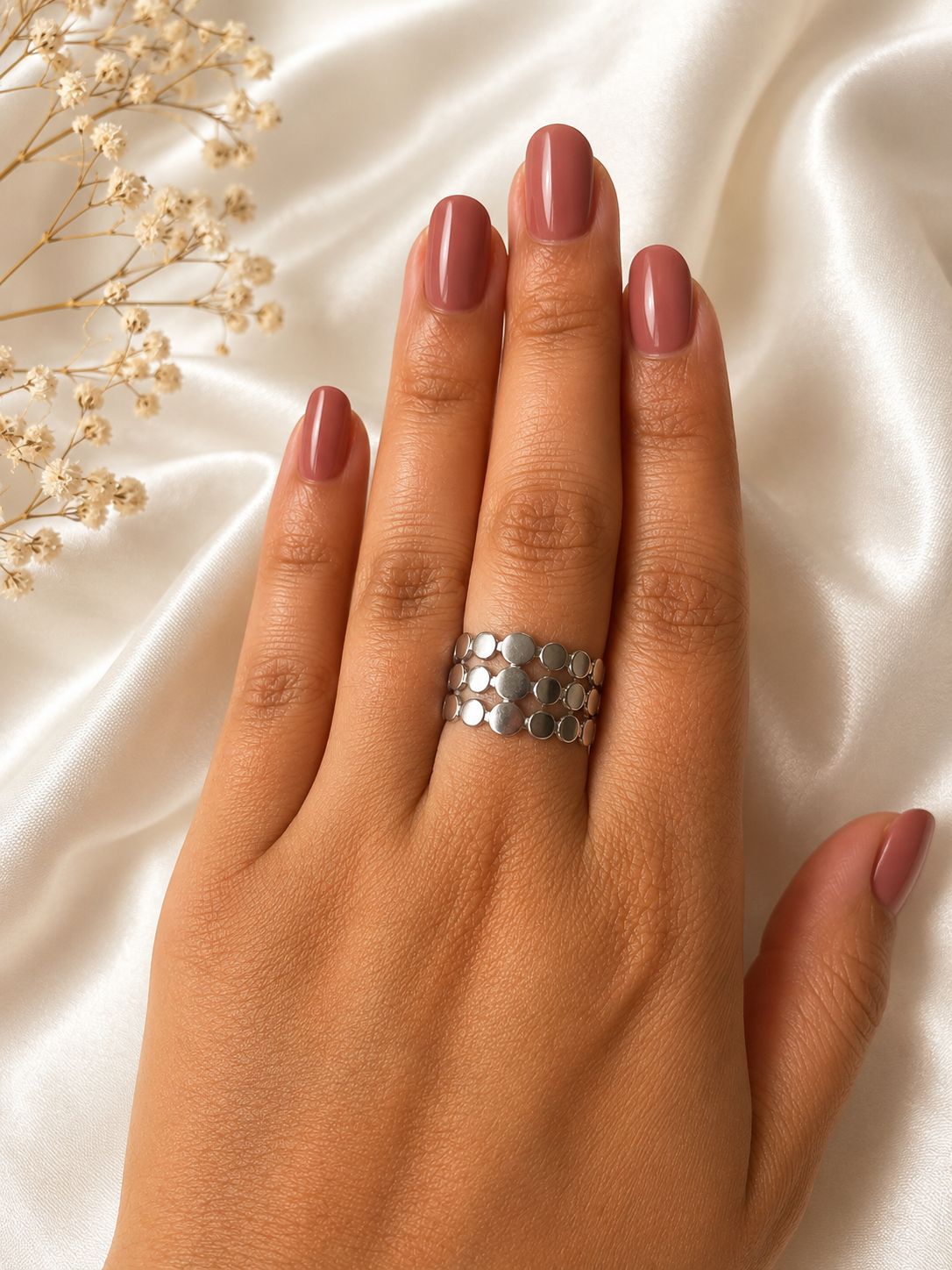 ADJUSTABLE RING SILVER