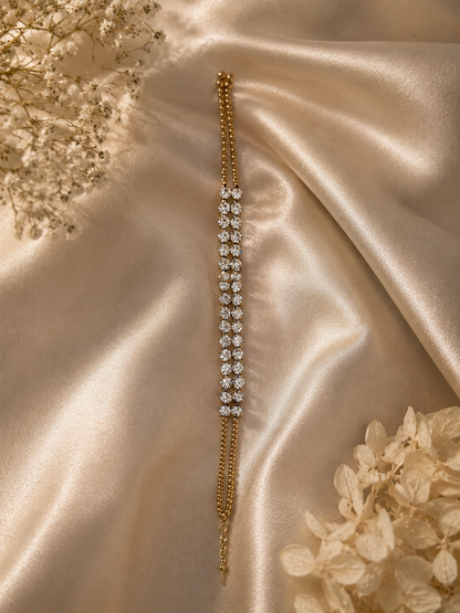 2 LINE TENNIS BRACELET