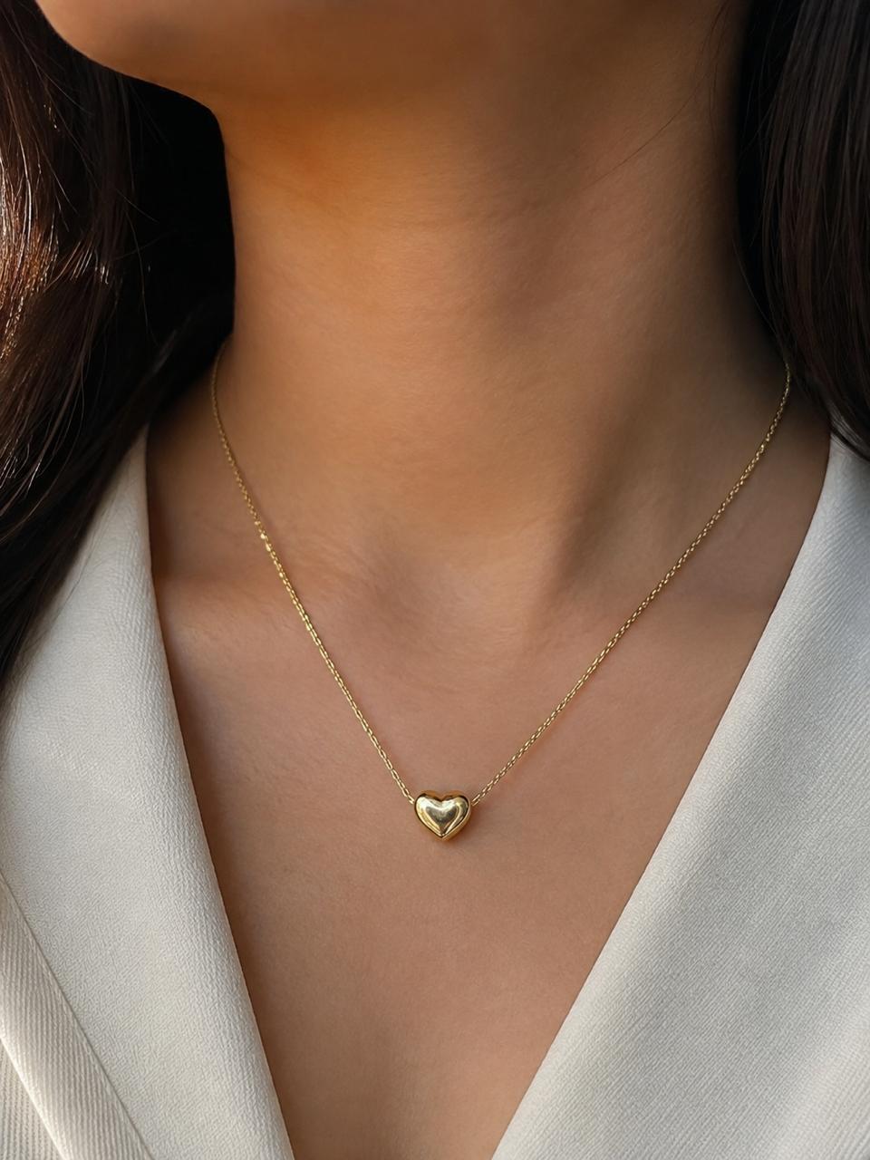 SOLID HEART PENDANT