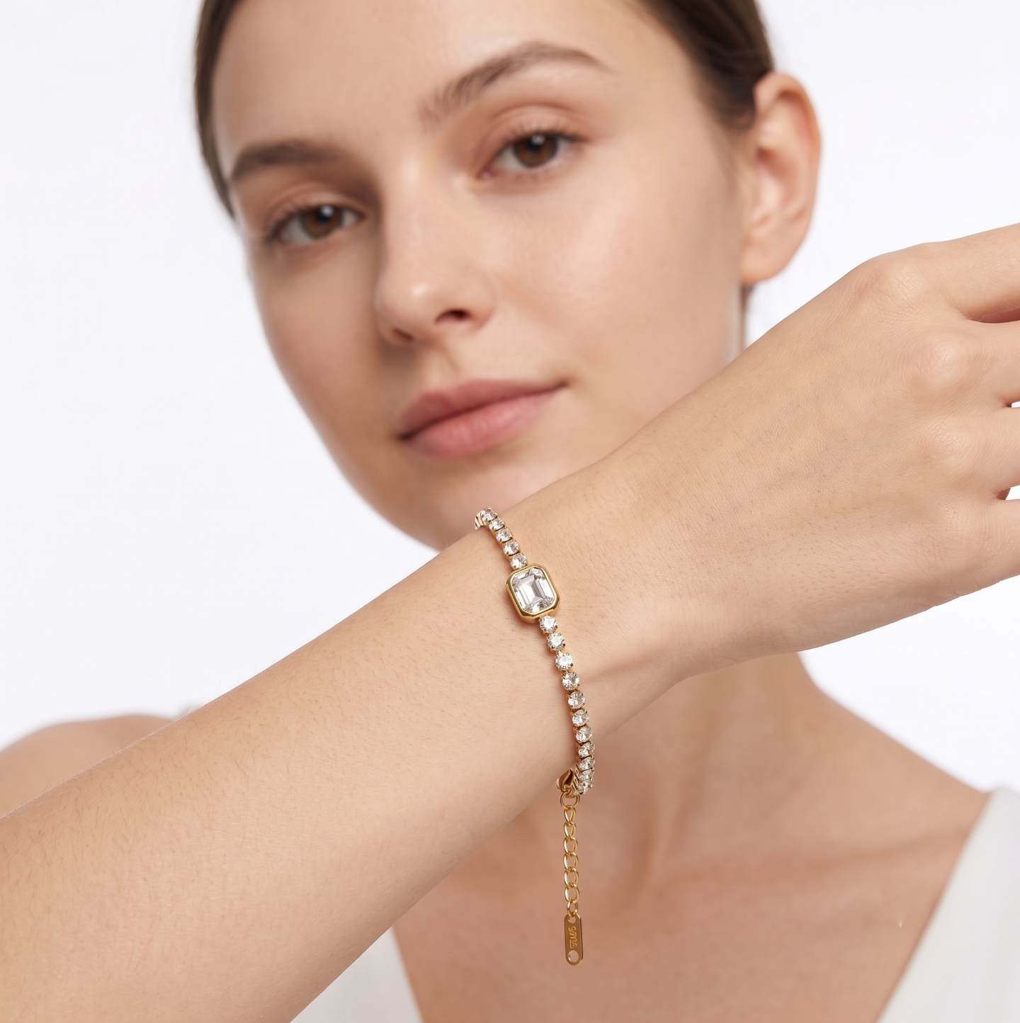 BIG STONE TENNIS BRACELET