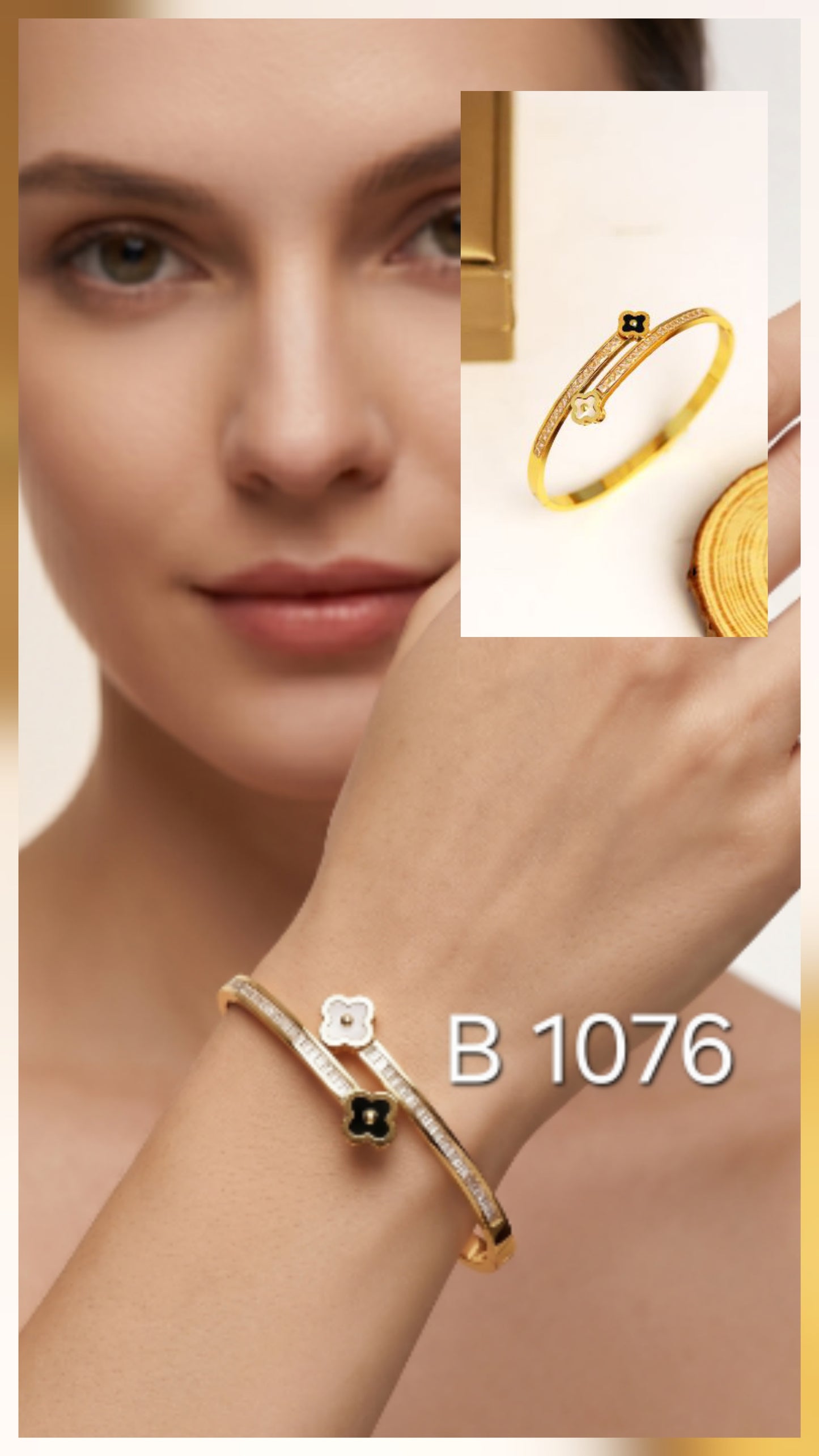 DUAL COLOR STONE BRACELET