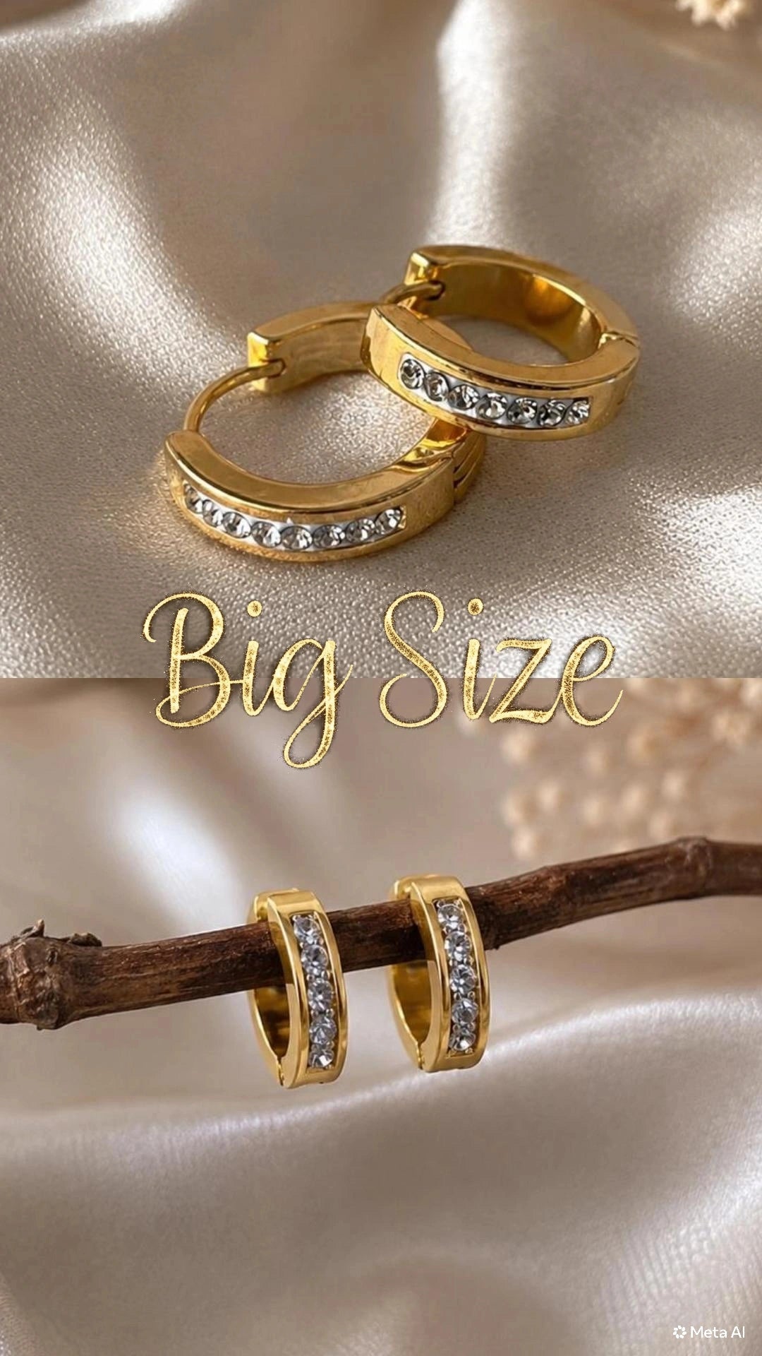 STUD CIRCLE HOOP