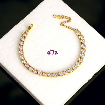 STUDDED TENNIS BRACELET
