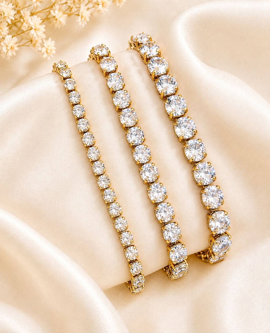 STUDDED TENNIS BRACELET
