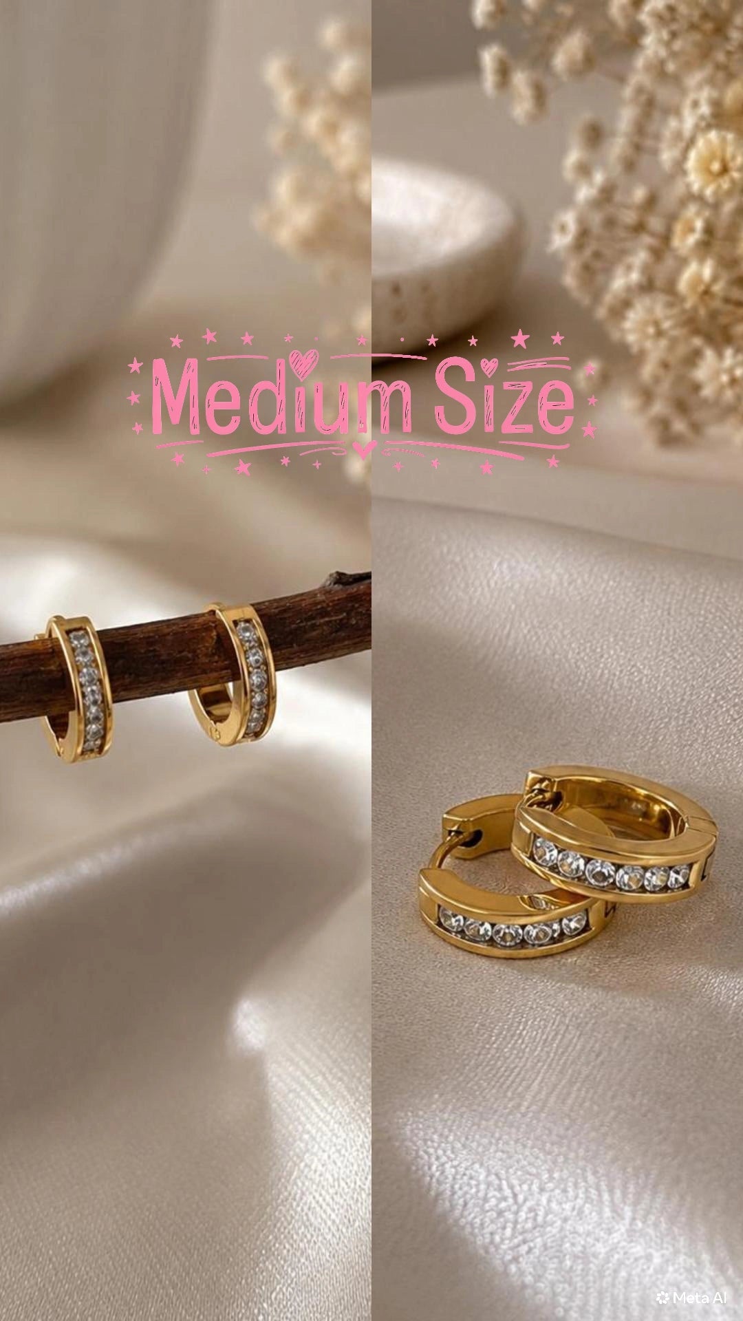 STUD CIRCLE HOOP