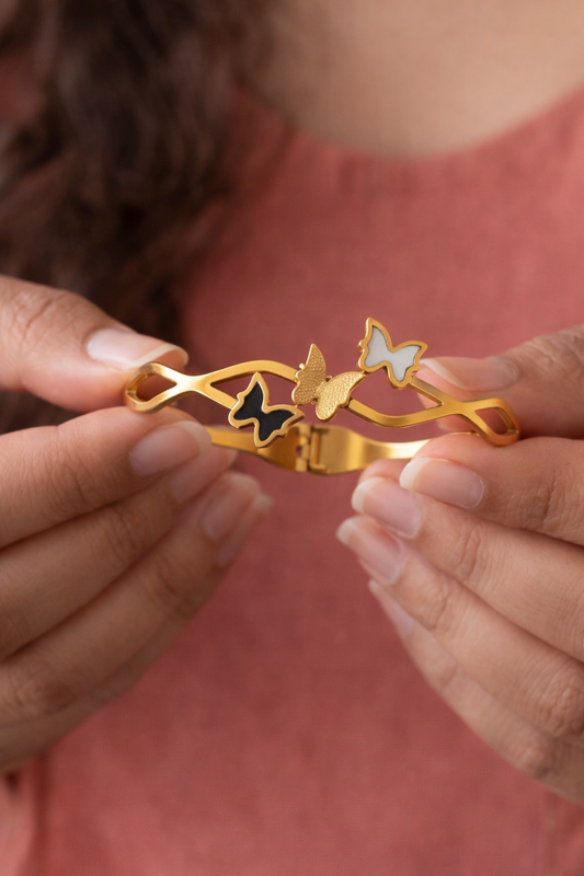 TRI BUTTERFLY KADA BRACELET
