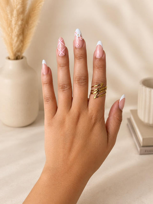 GEOMETRIC CUTWORK RING