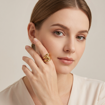 DOUBLE OVAL RING