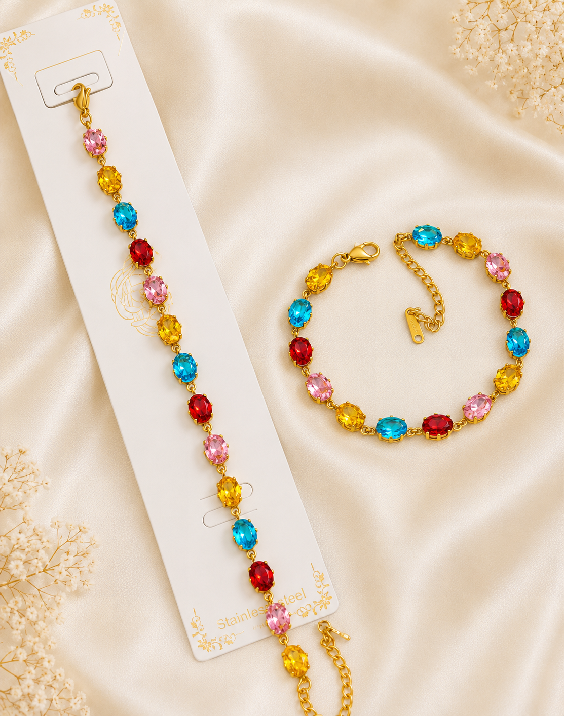 BIG STONE TENNIS BRACELET