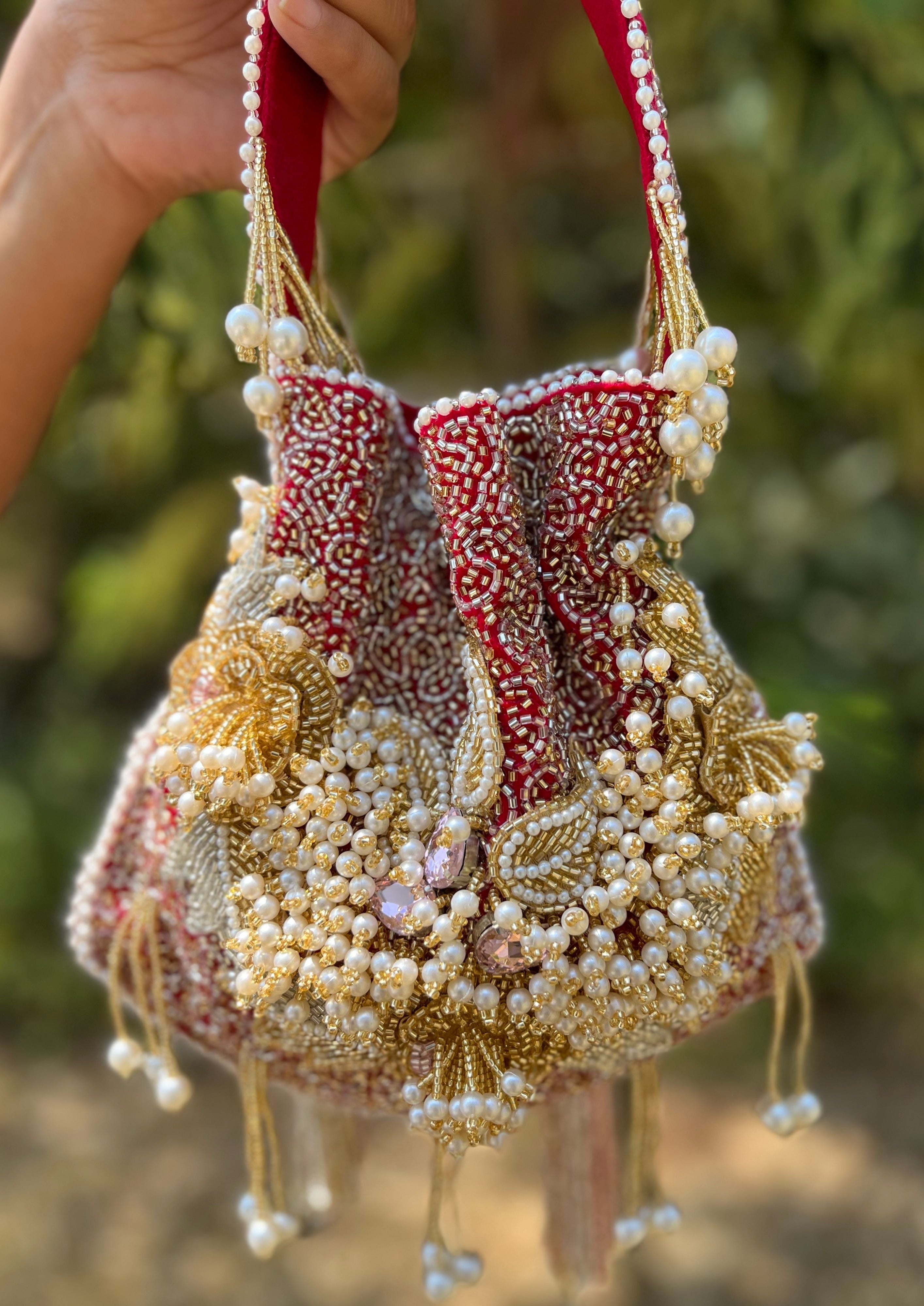 Designer Potli Bags Manufacturers, Suppliers India Mumbai