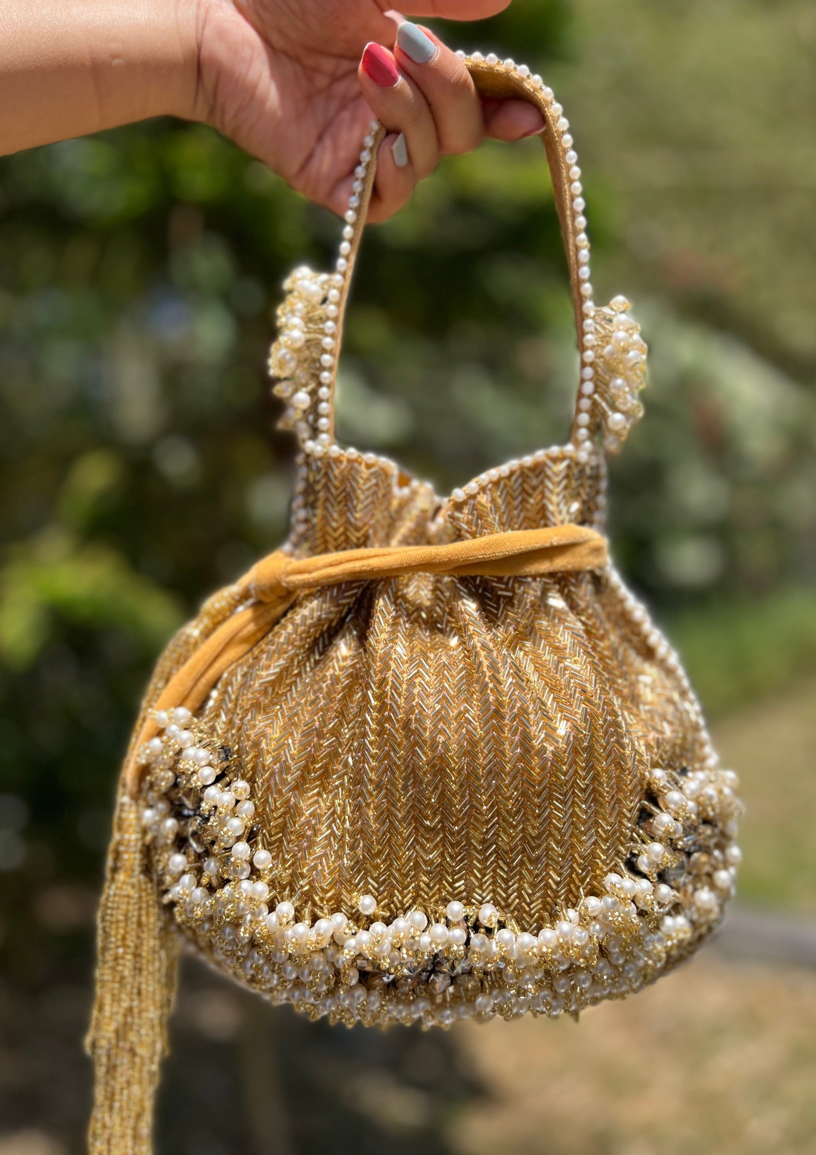 Macrame potli 2024 bag